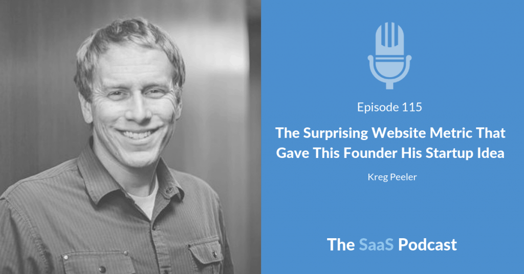 The Surprising Website Metric That Gave This Founder His Startup Idea - Kreg Peeler