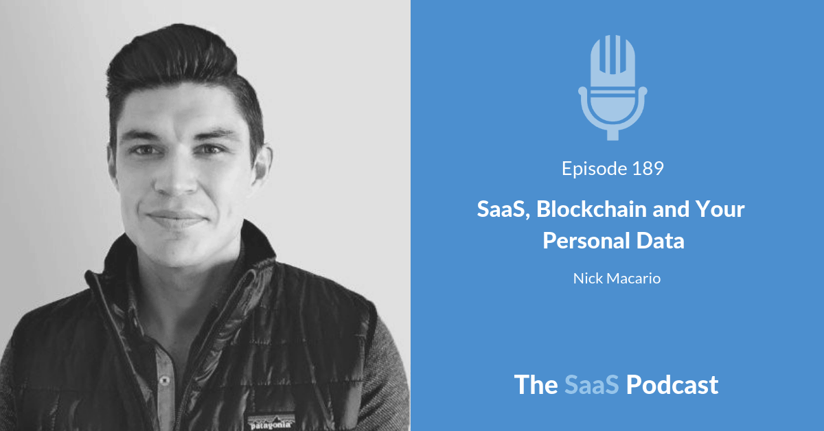 SaaS Blockchain - Nick Macario - Dock